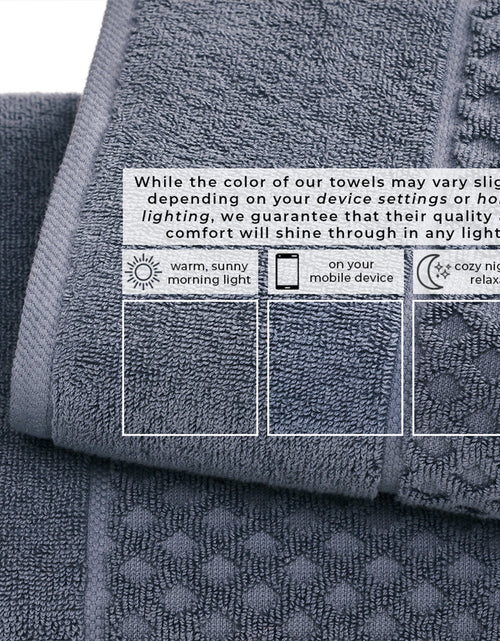 Load image into Gallery viewer, Cotton Diamond Waffle Weave Bath Towel Set - Grayson Collection
