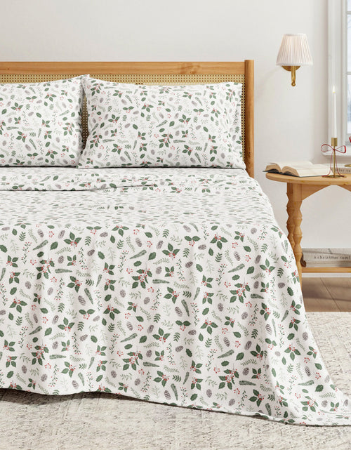 Load image into Gallery viewer, Turkish Cotton Christmas Flannel Sheet Set - Whittaker Collection
