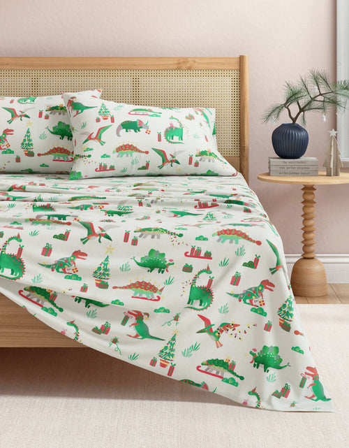 Load image into Gallery viewer, Turkish Cotton Christmas Flannel Sheet - Whittaker Collection
