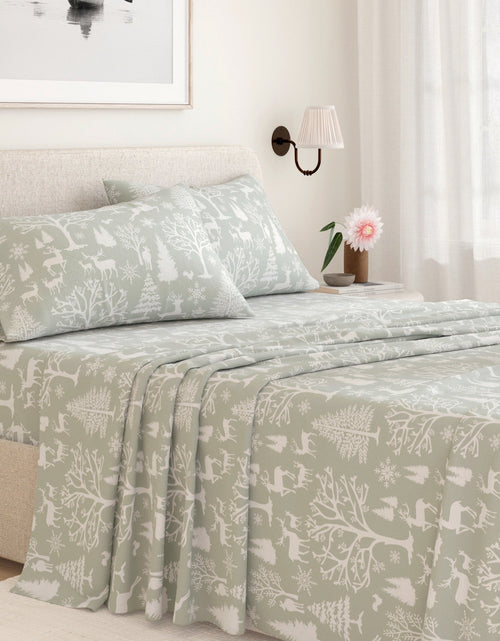Load image into Gallery viewer, Turkish Cotton Flannel Sheet - Lakeview Collection
