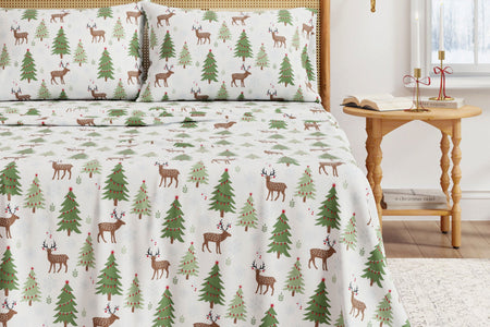 100% Turkish Cotton Flannel Sheet Sets - Boulder Collection