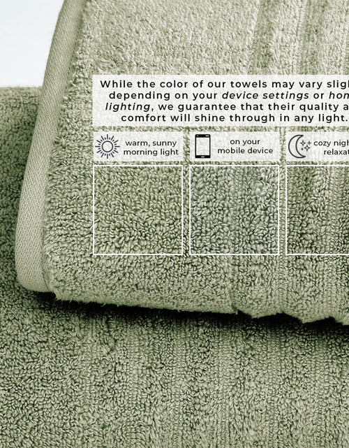 Load image into Gallery viewer, Luxury Combed Cotton Bath Towel Set - Karina Collection
