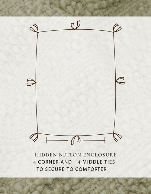 Load image into Gallery viewer, 100% Cotton Honeycomb Waffle Duvet Set - Mattea Collection
