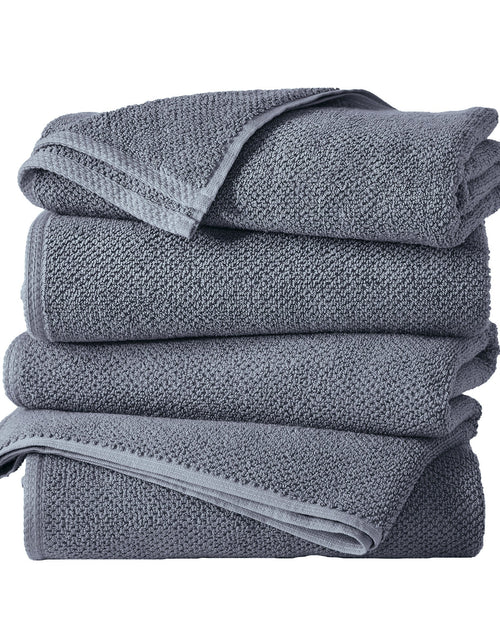 Load image into Gallery viewer, Cotton Textured Bath Towel Set - Acacia Collection
