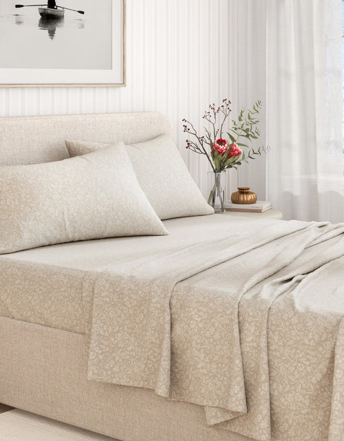 Load image into Gallery viewer, Turkish Cotton Flannel Sheet Set - Winter Floral Collection
