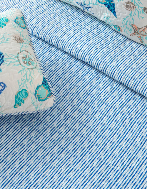 Load image into Gallery viewer, Coastal Quilt Set Bali Collection
