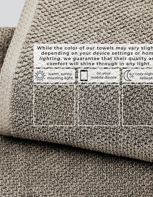 Load image into Gallery viewer, Cotton Textured Bath Towel Set - Acacia Collection
