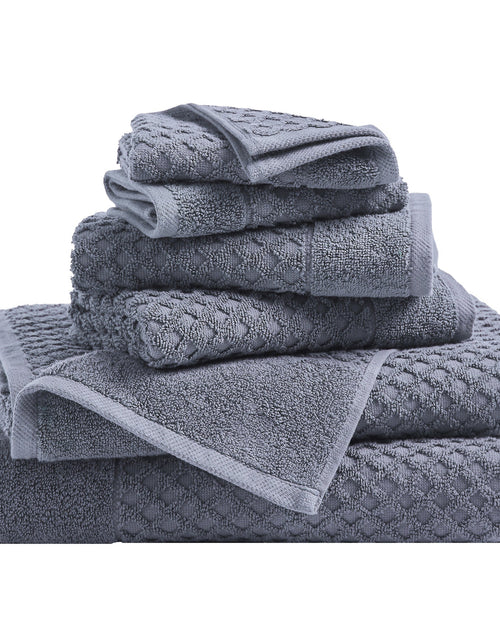 Load image into Gallery viewer, Cotton Diamond Waffle Weave Bath Towel Set - Grayson Collection
