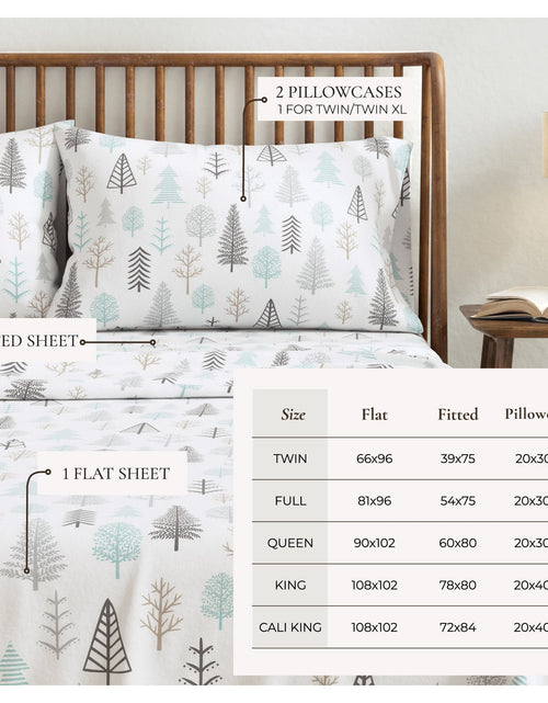 Load image into Gallery viewer, Turkish Cotton Flannel Sheet - Lakeview Collection
