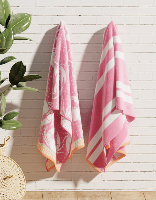 Load image into Gallery viewer, Cotton Velour Beach Towel - Maui Collection

