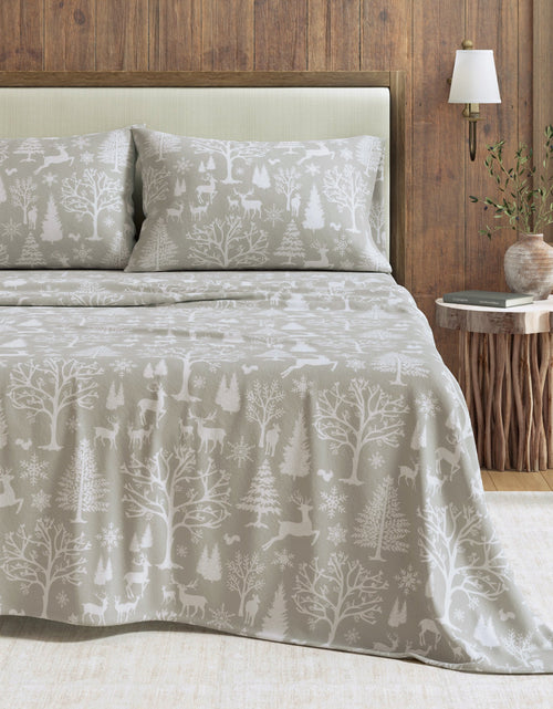 Load image into Gallery viewer, Turkish Cotton Flannel Sheet - Lakeview Collection

