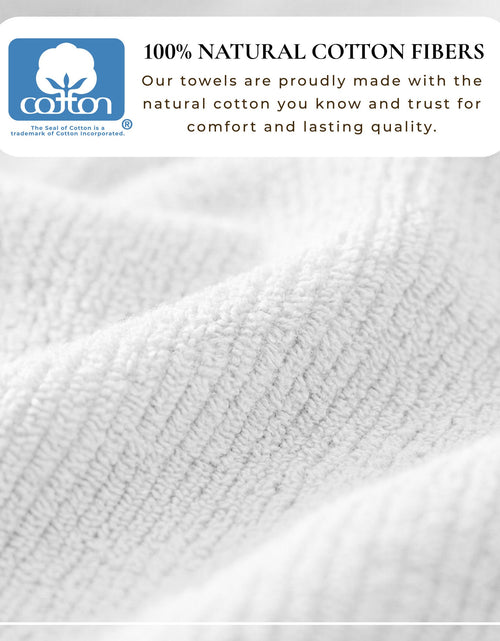 Load image into Gallery viewer, Turkish Cotton Ribbed 6-Piece Bath Towel Set - Georgiana Collection
