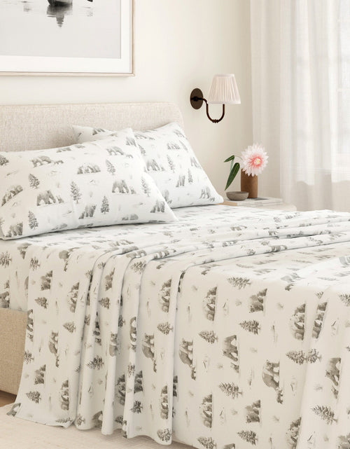 Load image into Gallery viewer, Turkish Cotton Flannel Sheet - Lakeview Collection
