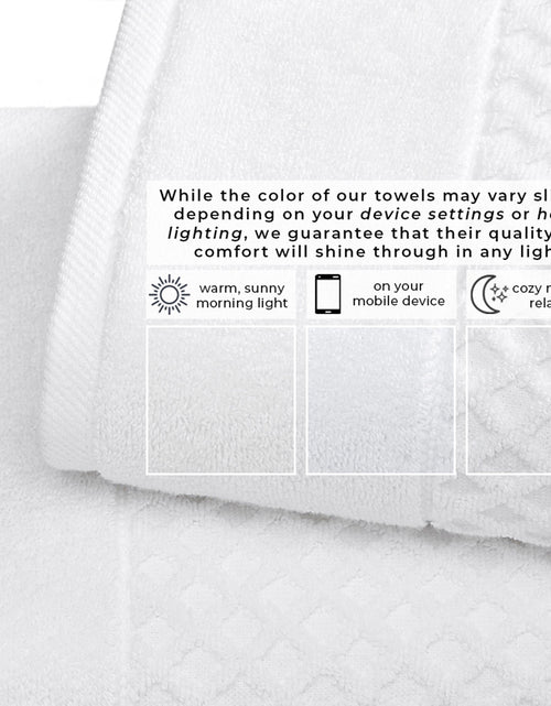Load image into Gallery viewer, Cotton Diamond Waffle Weave Bath Towel Set - Grayson Collection
