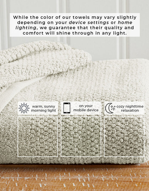Load image into Gallery viewer, 100% Cotton Woven Texture Bath Towel Set - Marbella Collection
