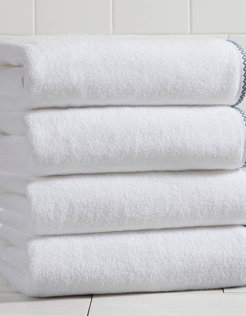 Load image into Gallery viewer, Cotton Border-Stitched 6-Piece Towel Set - Valery Collection
