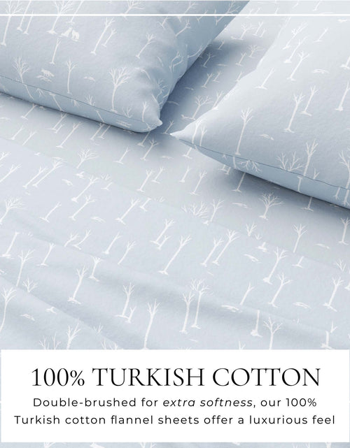 Load image into Gallery viewer, Turkish Cotton Flannel Sheet Set - Elevated Lodge Collection
