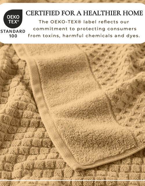 Load image into Gallery viewer, Cotton Diamond Waffle Weave Bath Towel Set - Grayson Collection
