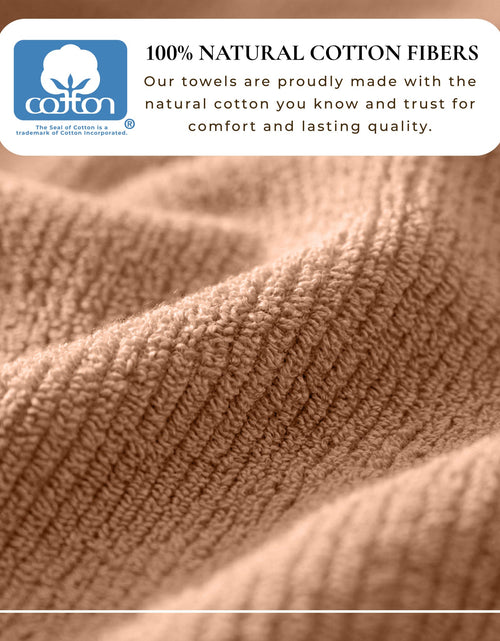 Load image into Gallery viewer, Turkish Cotton Ribbed 6-Piece Bath Towel Set - Georgiana Collection
