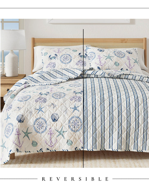 Load image into Gallery viewer, Azure Collection Coastal Quilt Set
