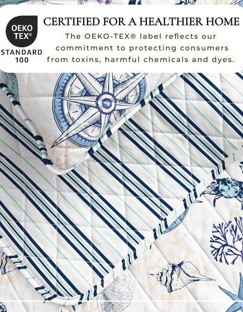 Load image into Gallery viewer, Azure Collection Coastal Quilt Set
