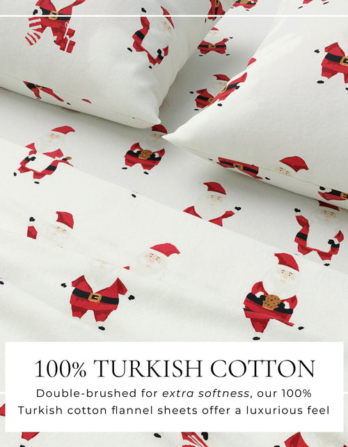 Load image into Gallery viewer, Turkish Cotton Christmas Flannel Sheet Set - Whittaker Collection
