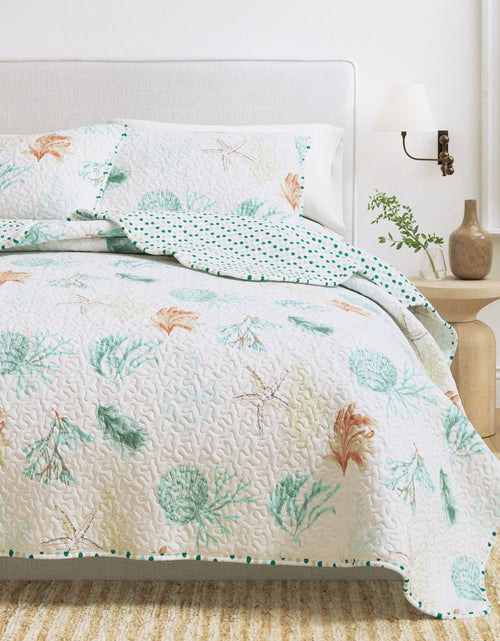Load image into Gallery viewer, Key West Collection Coastal Quilt Set
