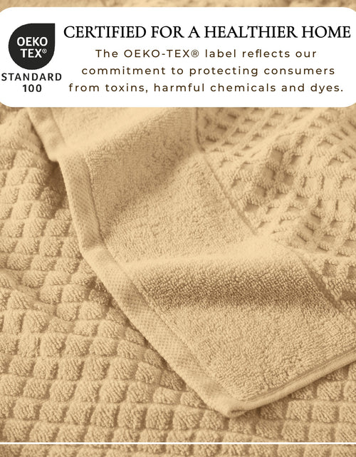 Load image into Gallery viewer, Cotton Diamond Waffle Weave Bath Towel Set - Grayson Collection
