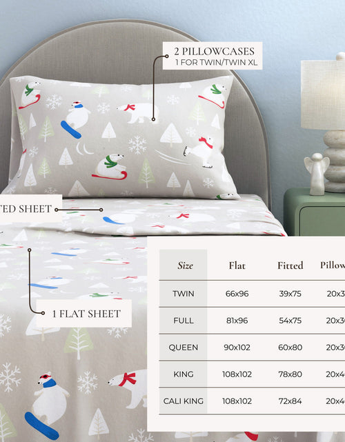 Load image into Gallery viewer, Turkish Cotton Flannel Sheet - Stratton Collection
