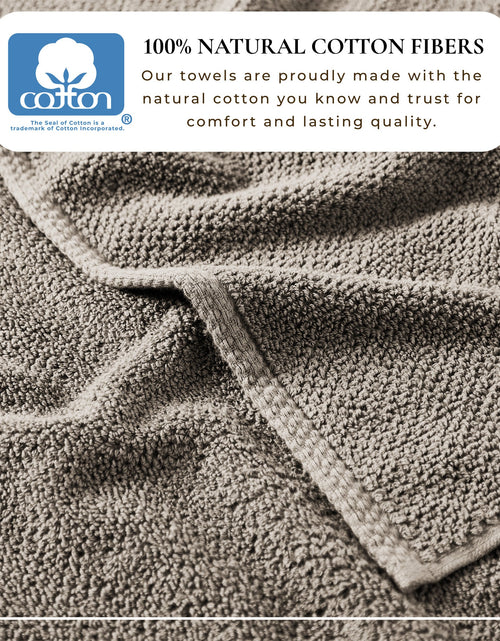 Load image into Gallery viewer, Cotton Textured Bath Towel Set - Acacia Collection
