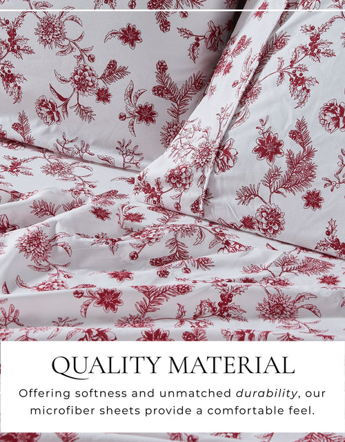 Load image into Gallery viewer, Watercolor Floral Sheet Set - Delia Collection
