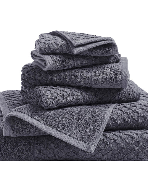 Load image into Gallery viewer, Cotton Diamond Waffle Weave Bath Towel Set - Grayson Collection
