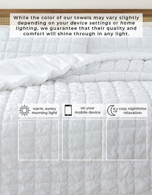 Load image into Gallery viewer, Puff Marshmallow Texture Quilt Set - Marshmallow Collection
