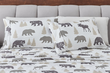 Lodge Printed Sheet Set - Mountain Ridge Collection