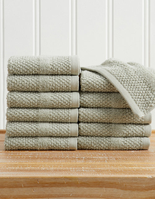 Load image into Gallery viewer, 100% Cotton Woven Texture Bath Towel Set - Marbella Collection
