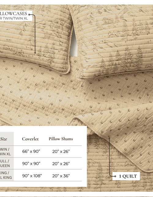 Load image into Gallery viewer, Lodge Printed Quilt - Moonlight Ridge
