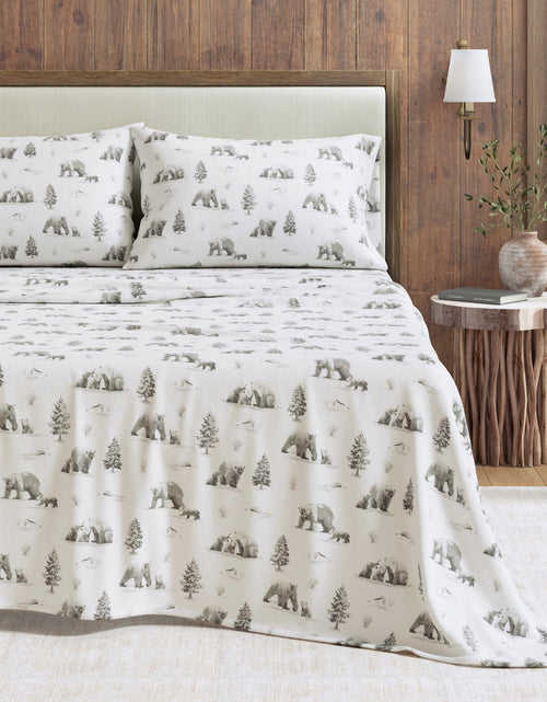 Load image into Gallery viewer, Turkish Cotton Flannel Sheet - Lakeview Collection
