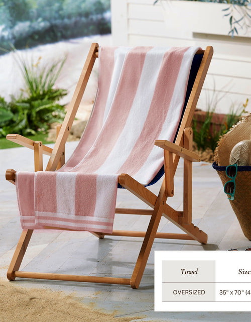 Load image into Gallery viewer, Striped Cabana Beach Towel - Edgartown Collection
