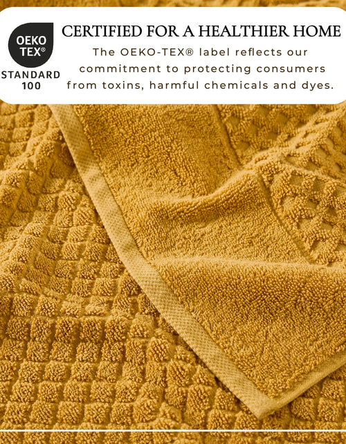 Load image into Gallery viewer, Cotton Diamond Waffle Weave Bath Towel Set - Grayson Collection

