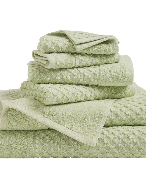 Load image into Gallery viewer, Cotton Diamond Waffle Weave Bath Towel Set - Grayson Collection
