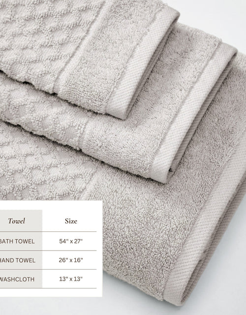 Load image into Gallery viewer, Cotton Diamond Waffle Weave Bath Towel Set - Grayson Collection
