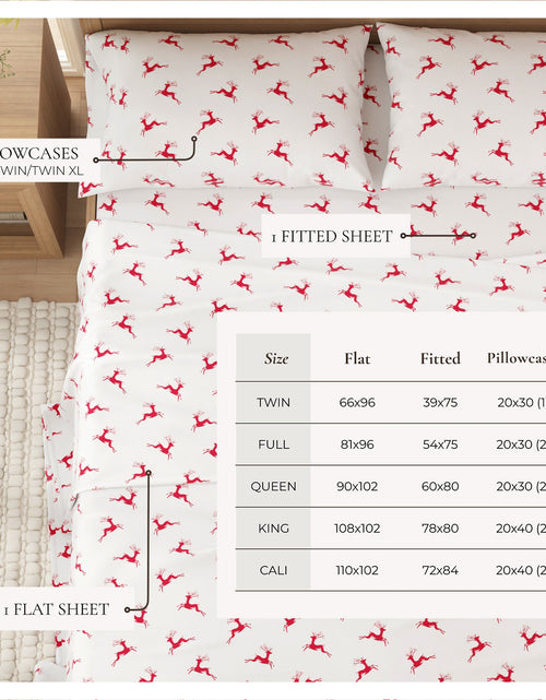 Load image into Gallery viewer, Turkish Cotton Christmas Flannel Sheet Set - Whittaker Collection
