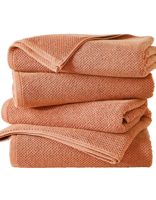 Load image into Gallery viewer, Cotton Textured Bath Towel Set - Acacia Collection
