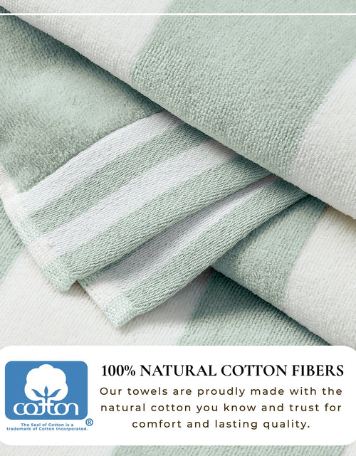 Load image into Gallery viewer, Striped Cabana Beach Towel - Edgartown Collection
