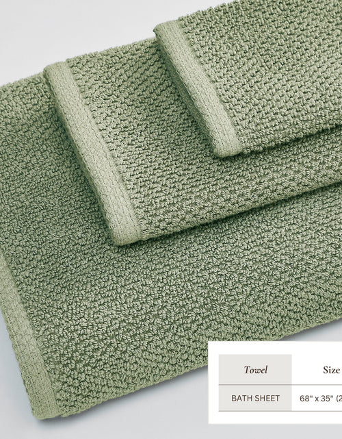 Load image into Gallery viewer, Cotton Textured Bath Towel Set - Acacia Collection

