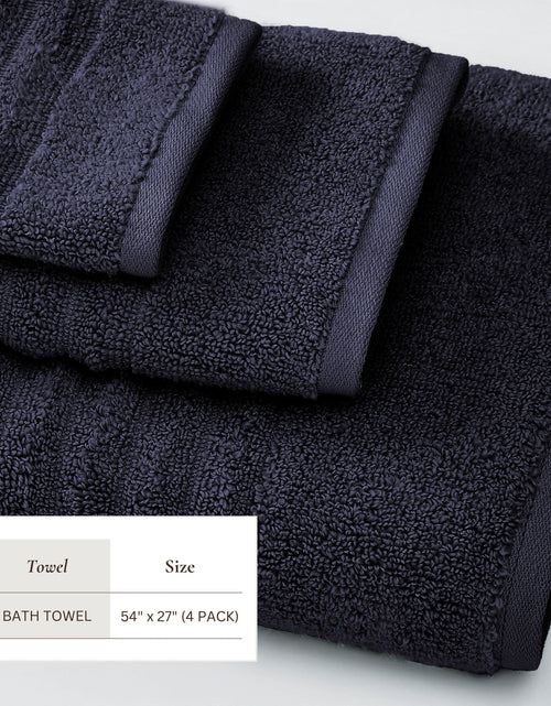 Load image into Gallery viewer, Luxury Combed Cotton Bath Towel Set - Karina Collection
