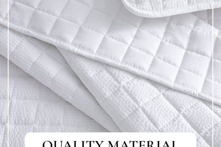 Box-Stitched Seersucker Quilt Set - Seersucker Collection