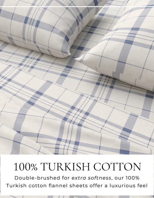 Load image into Gallery viewer, Turkish Cotton Flannel Sheet Set - Plaid &amp; Stripe Collection
