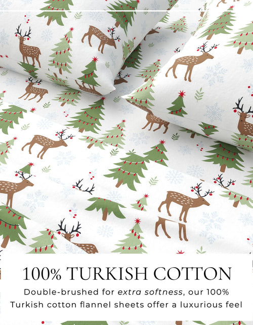 Load image into Gallery viewer, 100% Turkish Cotton Flannel Sheet Sets - Boulder Collection
