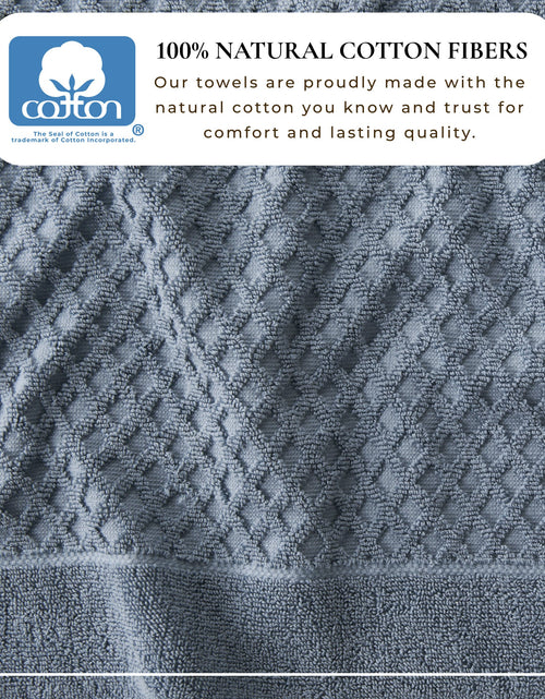 Load image into Gallery viewer, Cotton Diamond Waffle Weave Bath Towel Set - Grayson Collection

